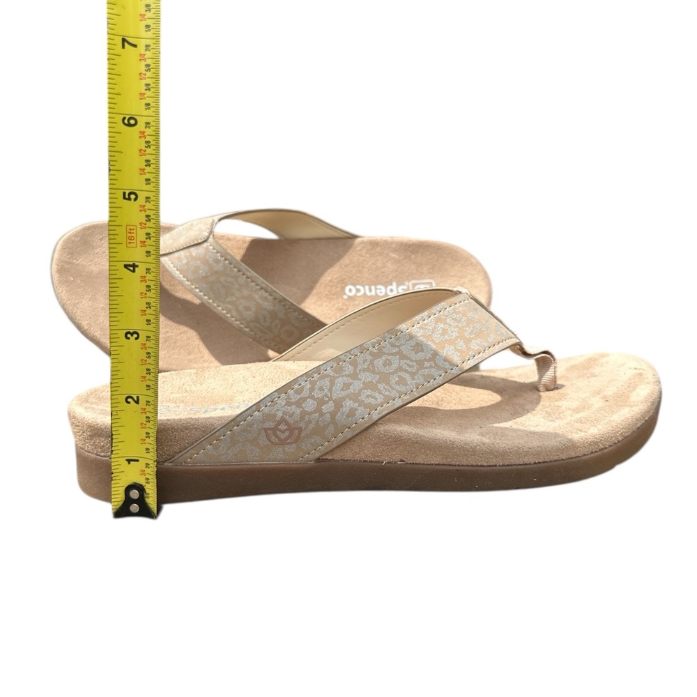 Spenco Orthotic‎ Sandals,  Comfort Cheetah Tan Women's Size 11 - Picture 5 of 6